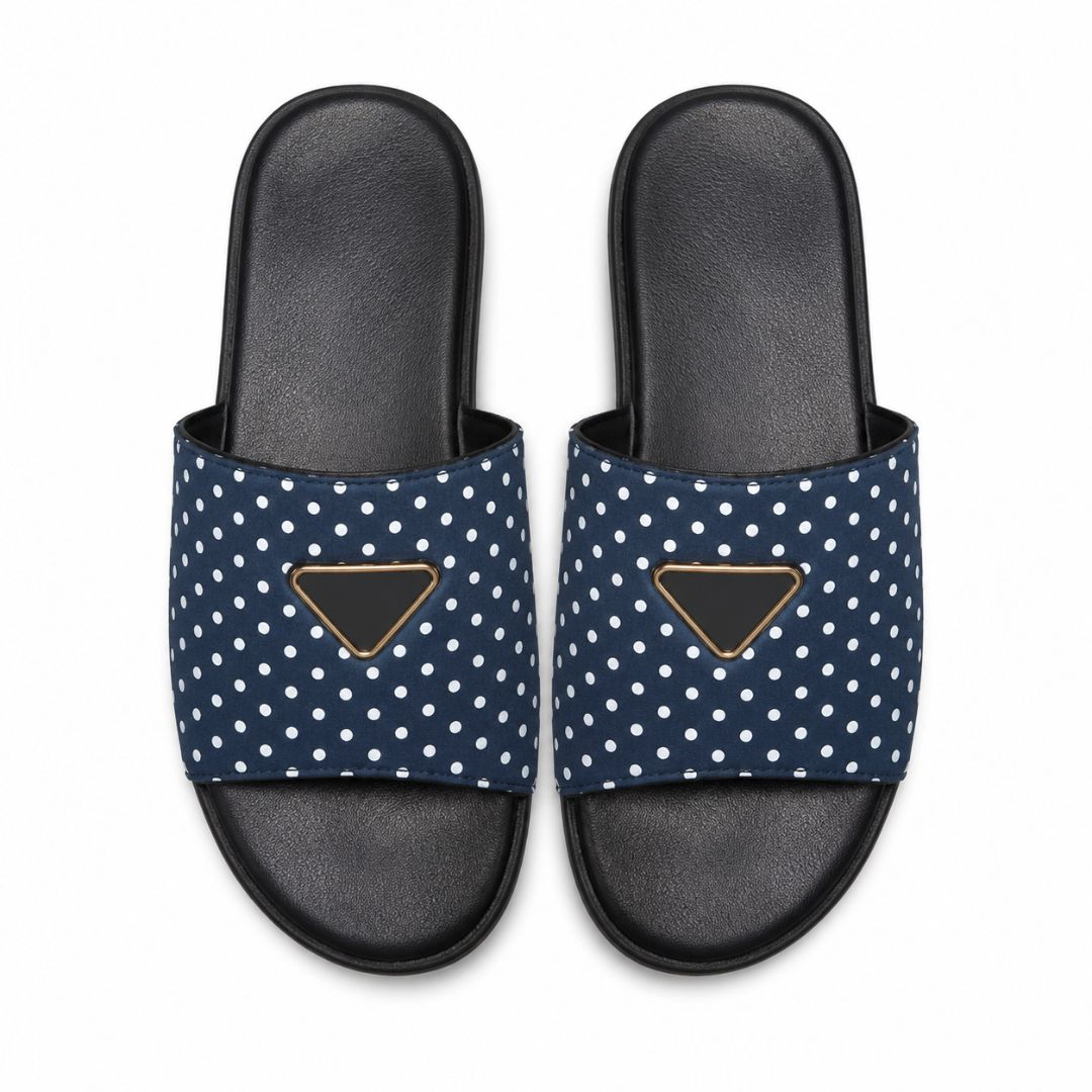 Open Toe Flat Slip On Casual Comfort Slippers